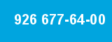 926 677-64-00